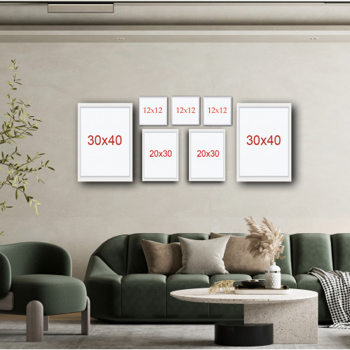 7'li Yapışan Çerçeve Set Kolaj 7'li Yapışan Çerçeve Set Kolaj